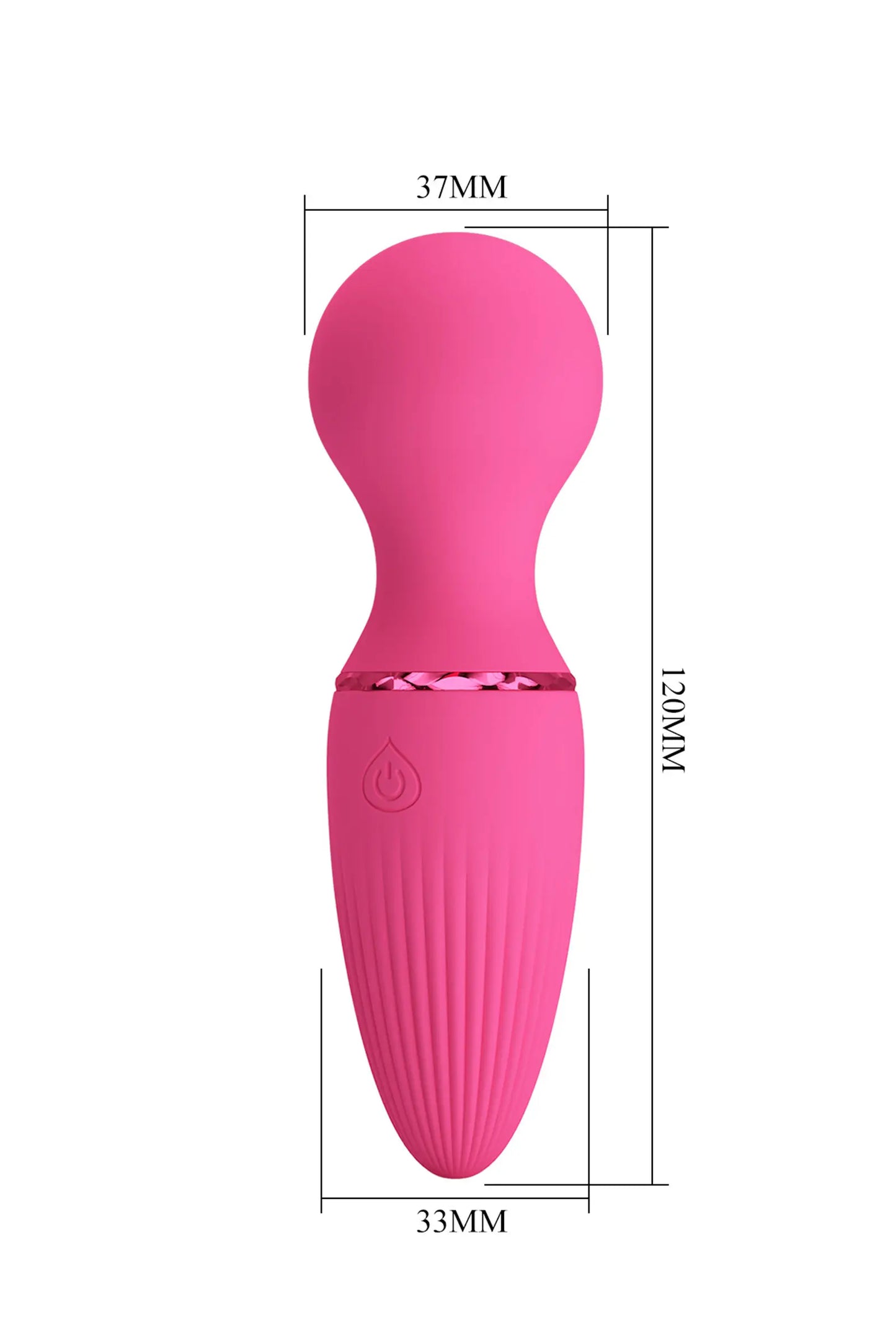 Mini vibromasseur wand dwayne Plaisirs de Mayotte