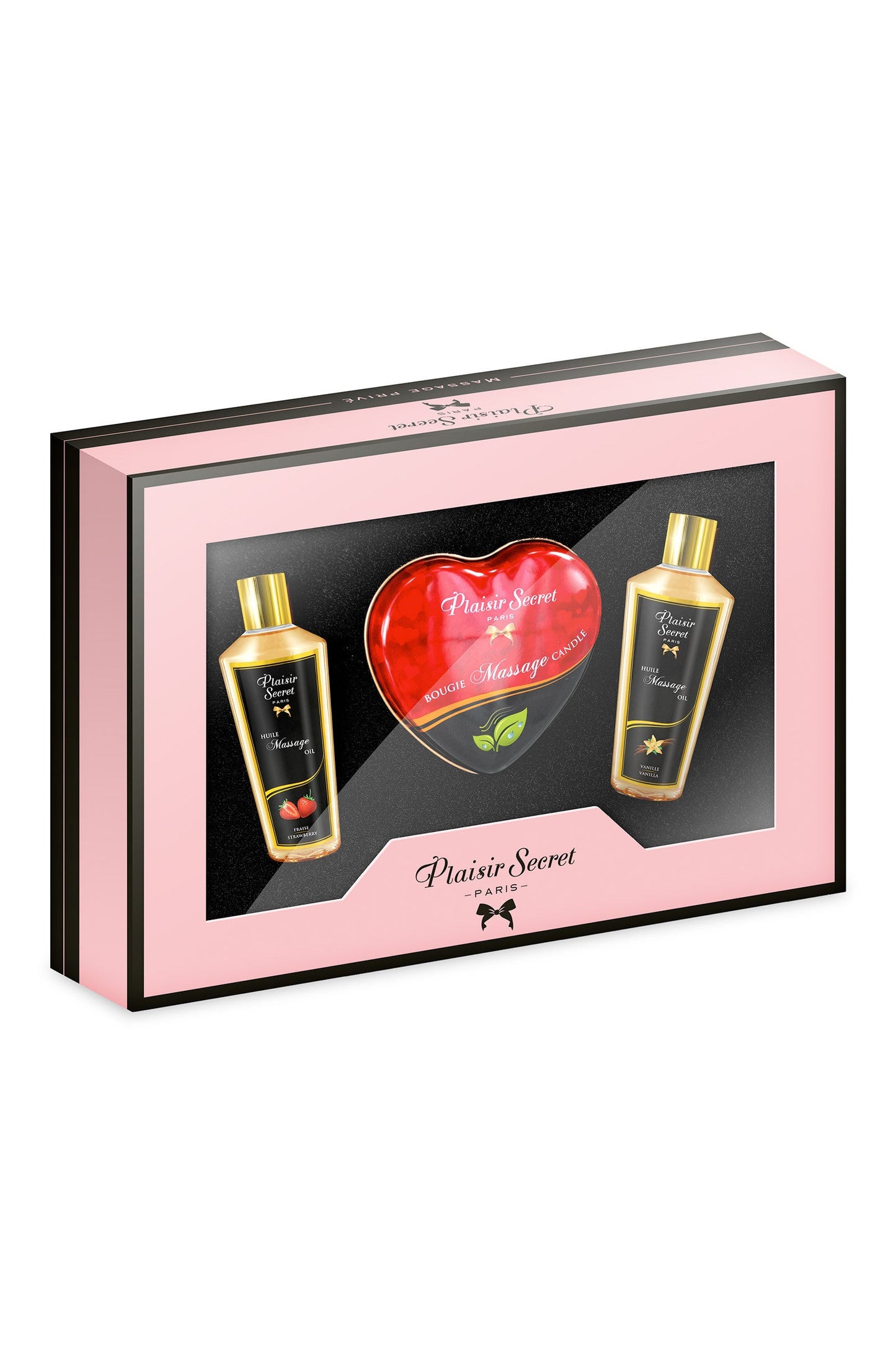 Coffret Massage Privé, bougie et huiles de massage Plaisirs de Mayotte