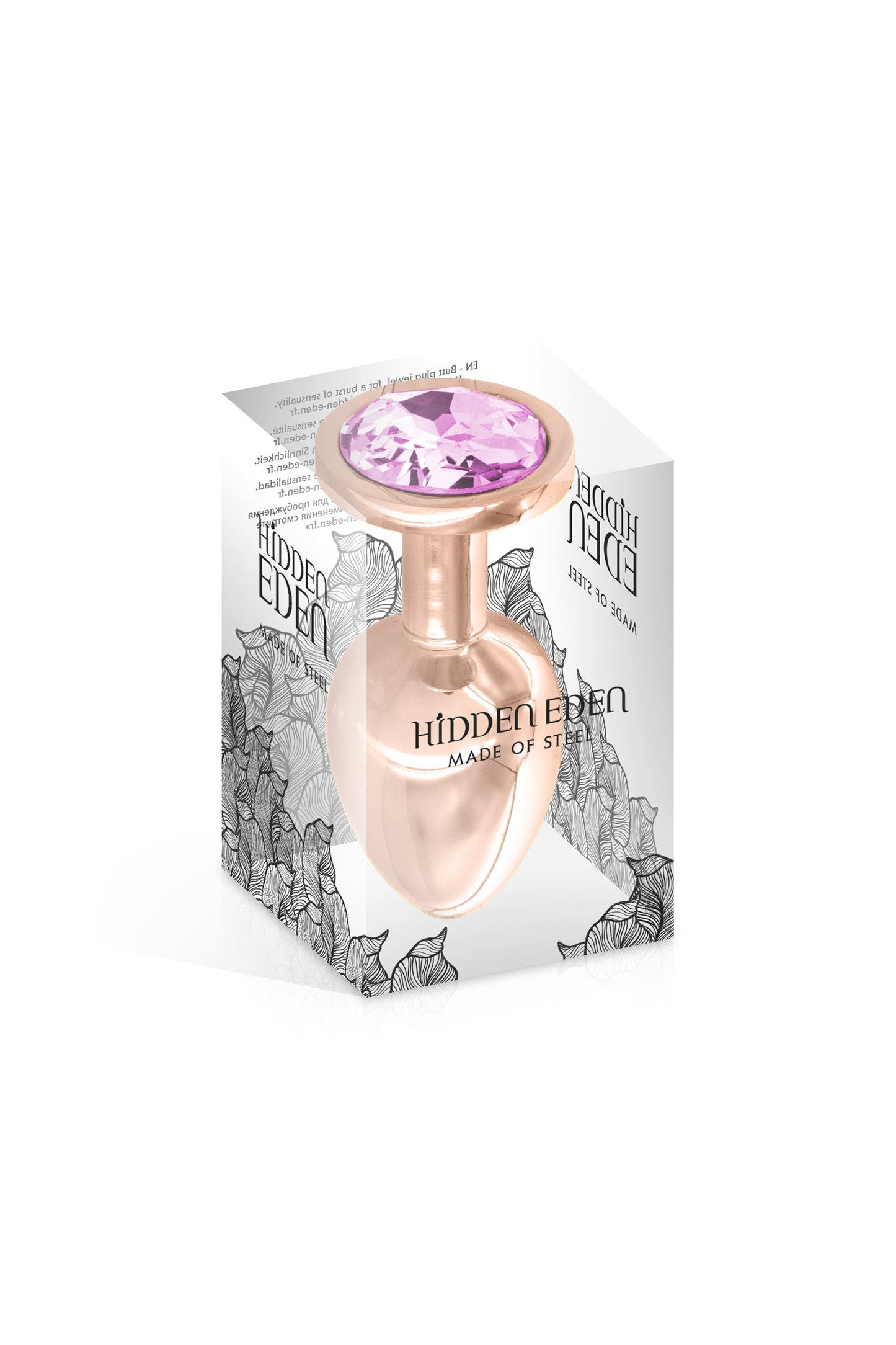 Angel, plug anal or et bijou rose 90g Plaisirs de Mayotte