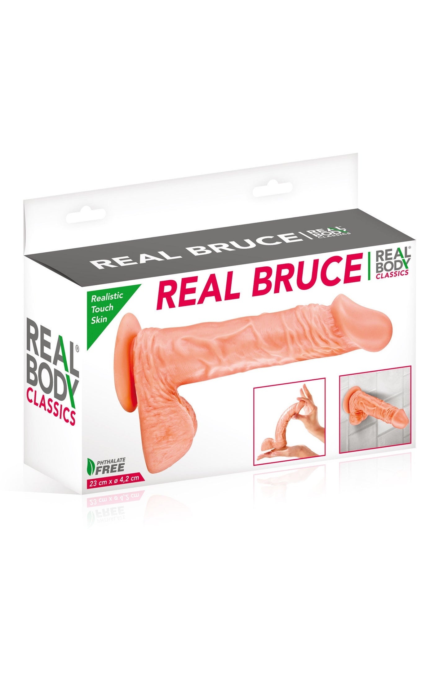 Real Bruce, gode ventouse réaliste 23cm Plaisirs de Mayotte