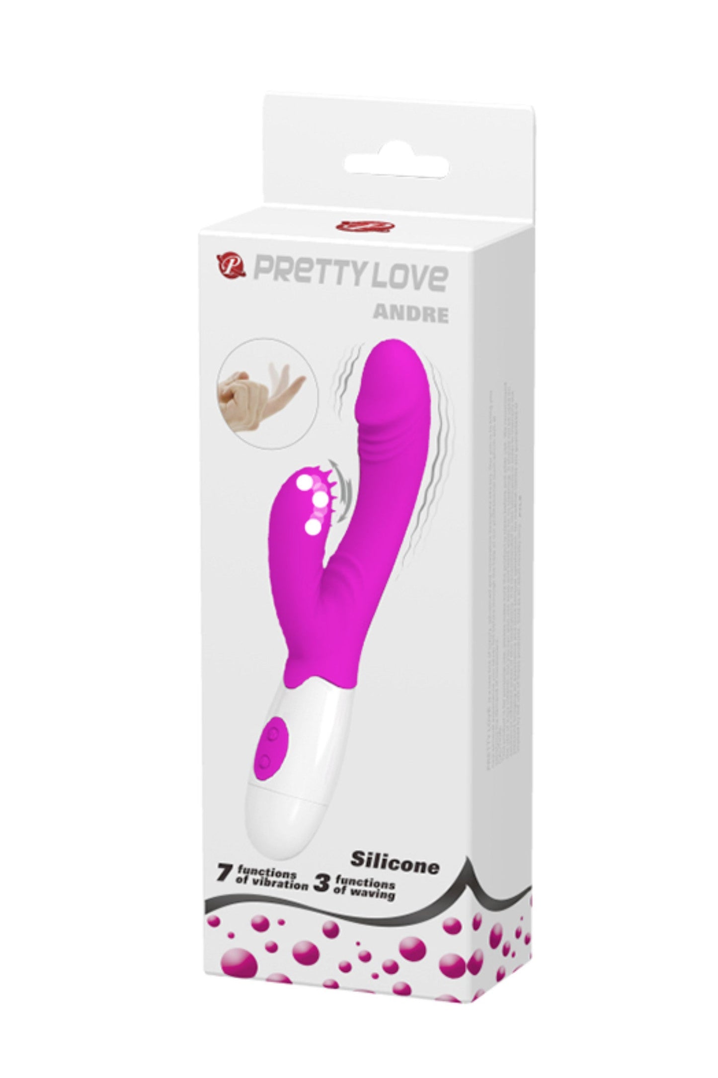 Andre, vibromasseur rabbit avec stimulation du clitoris Plaisirs de Mayotte