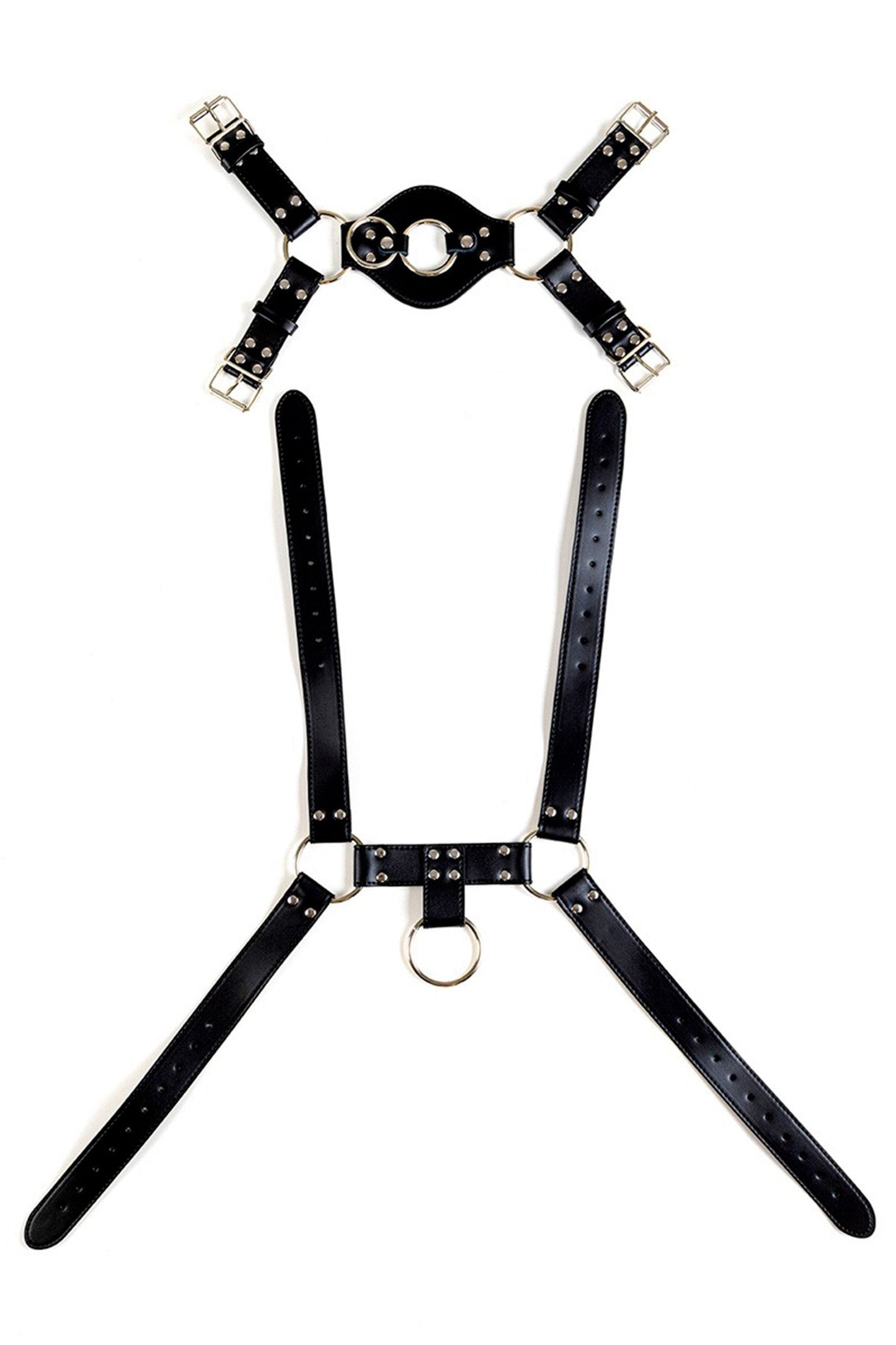 Harnais de poitrine pour homme en cuir vegan Plaisirs de Mayotte