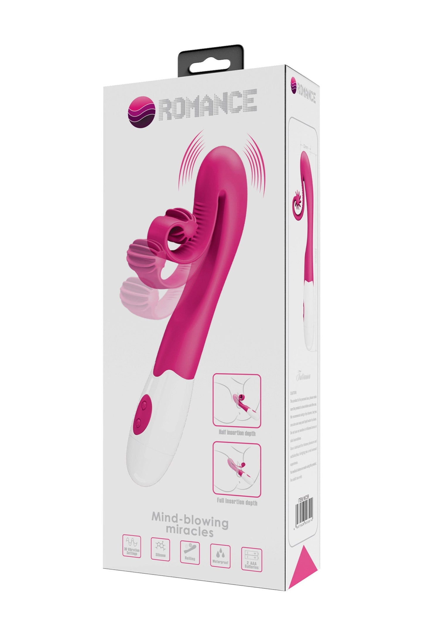 Tatianna - Vibromasseur point G avec stimulateur de clitoris Plaisirs de Mayotte