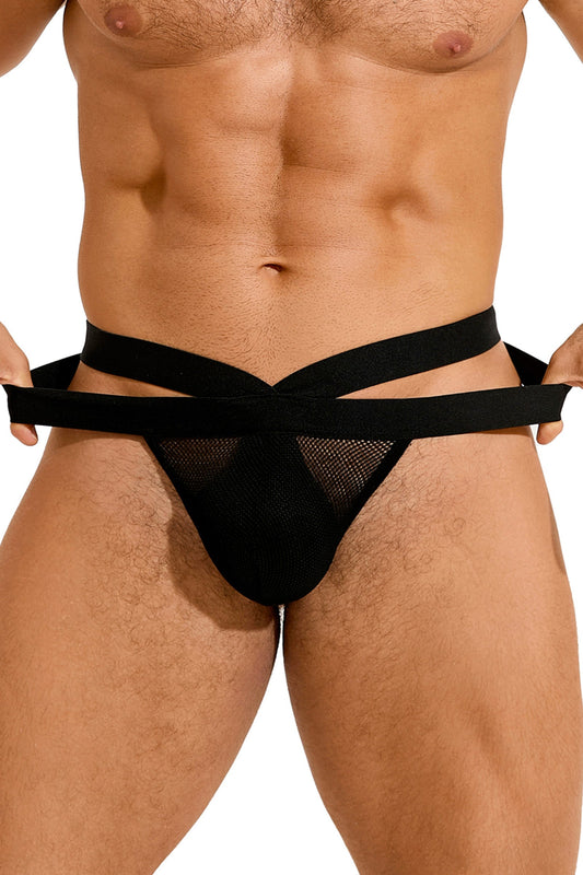 String masculin en résille S/M Plaisirs de Mayotte