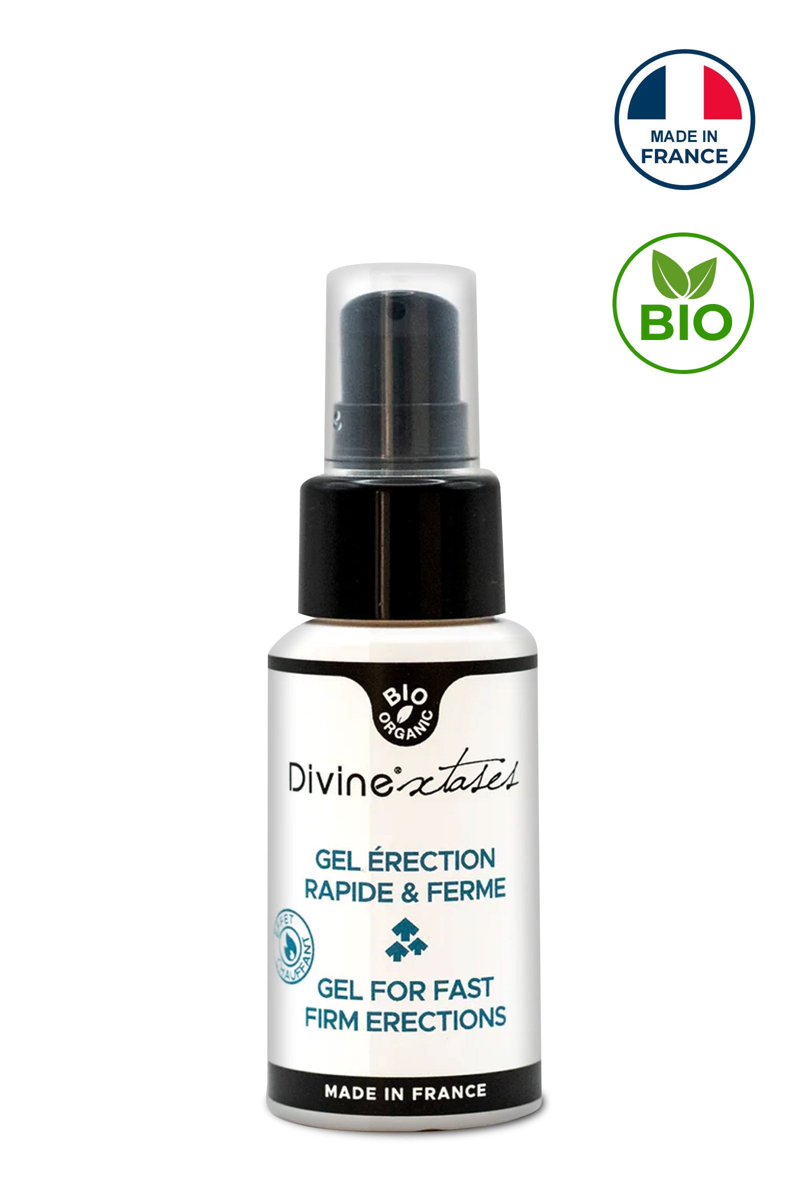 Gel érection rapide et ferme BIO - 50ml Plaisirs de Mayotte