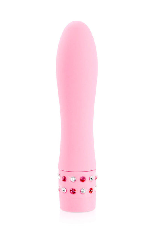 Smart Shine, mini vibromasseur rose avec strass Plaisirs de Mayotte