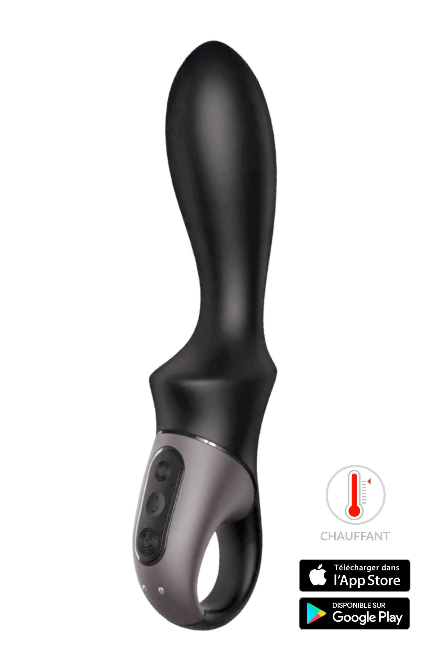 Satisfyer Heat Climax, vibromasseur gode anal chauffant et connecté Plaisirs de Mayotte