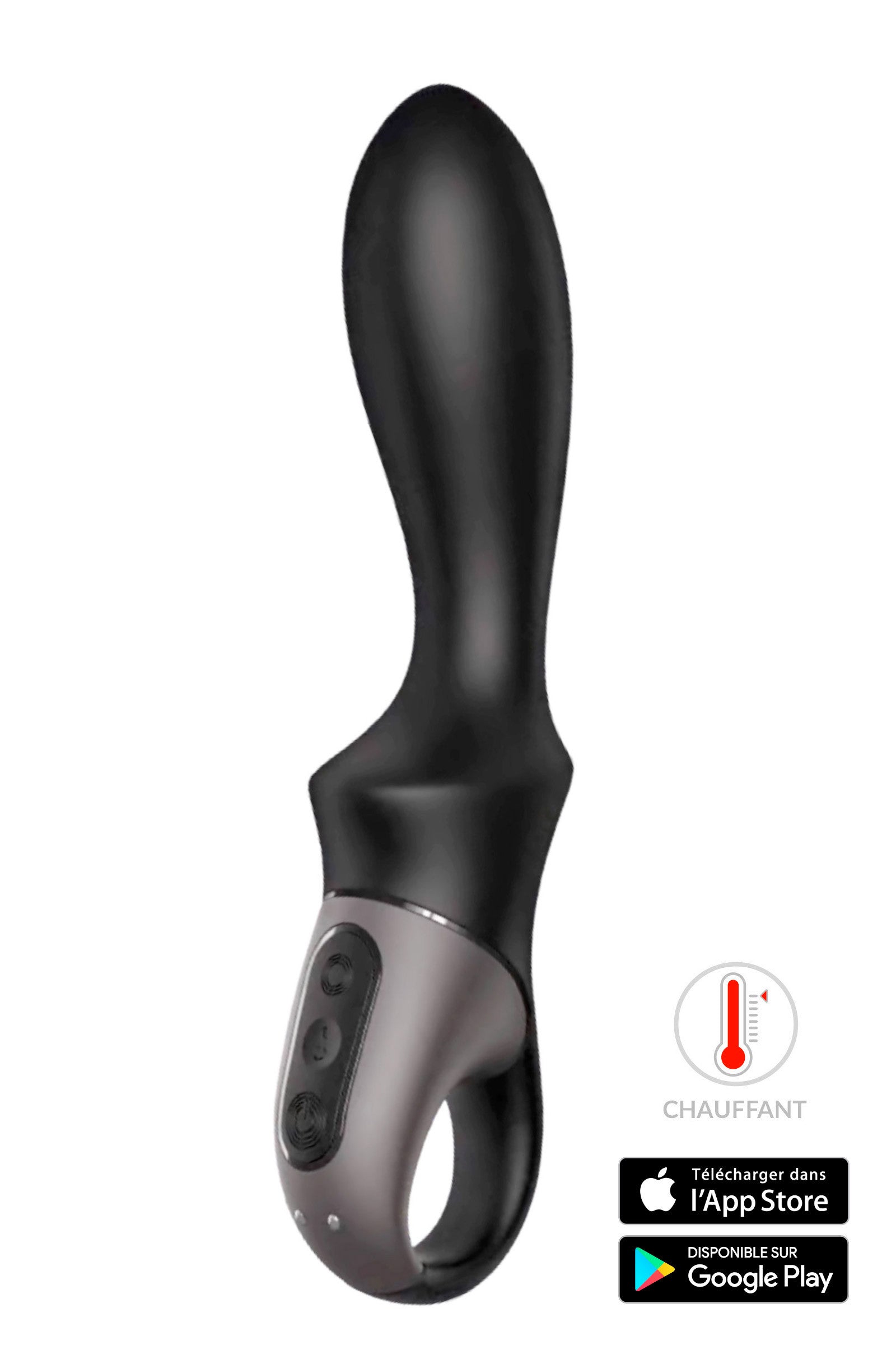 Satisfyer Heat Climax, vibromasseur gode anal chauffant et connecté Plaisirs de Mayotte