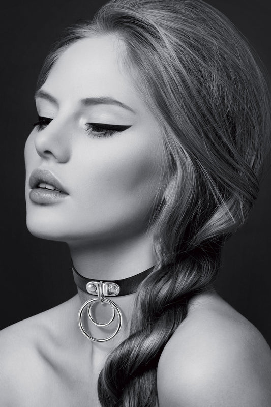 Collier ras de cou avec double anneau Plaisirs de Mayotte