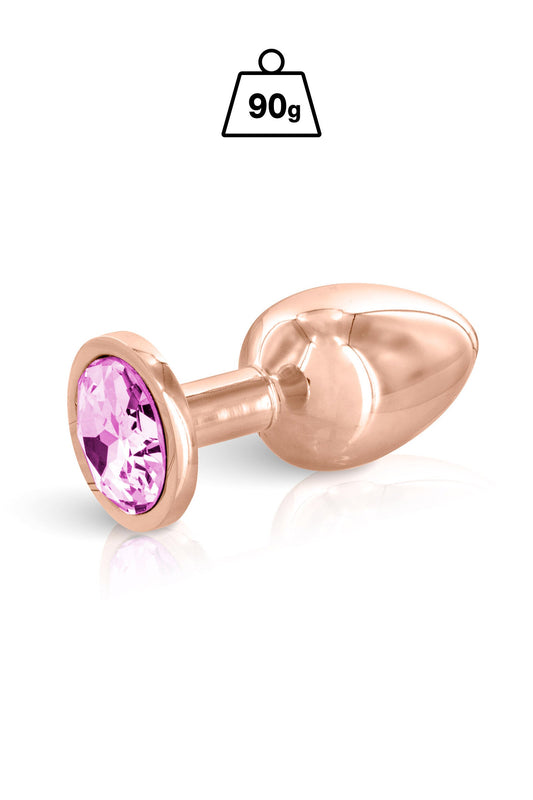 Angel, plug anal or et bijou rose 90g Plaisirs de Mayotte
