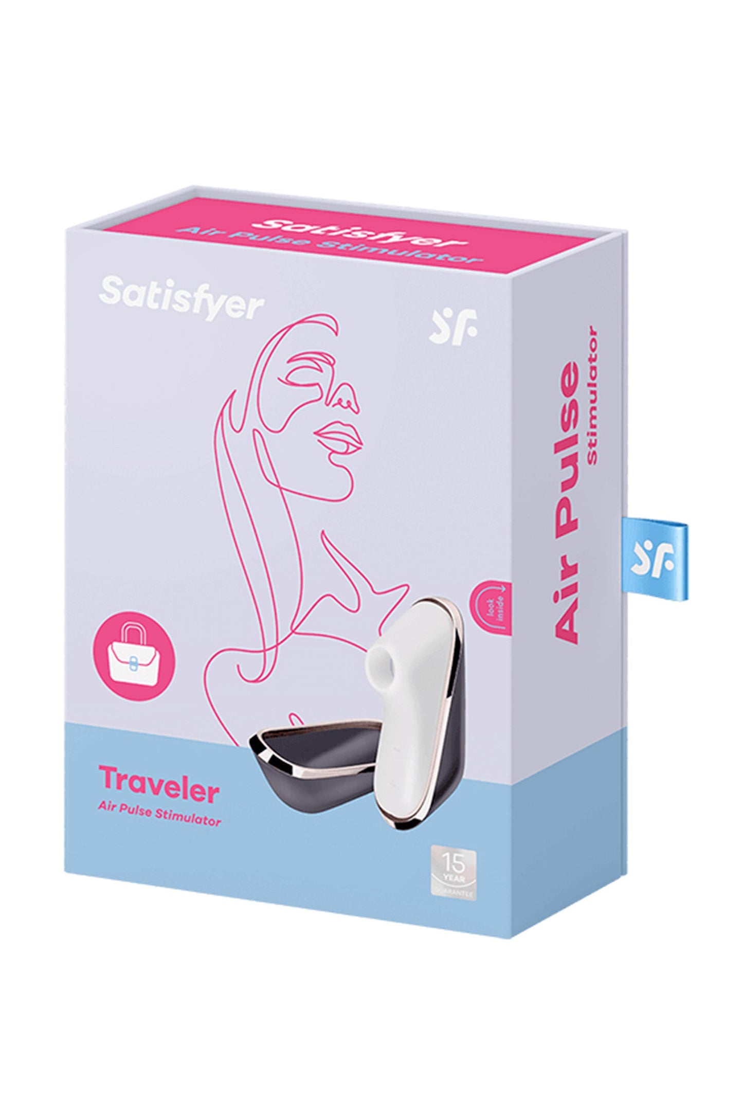 Traveler, stimulateur clitoris air pulsé compact Plaisirs de Mayotte
