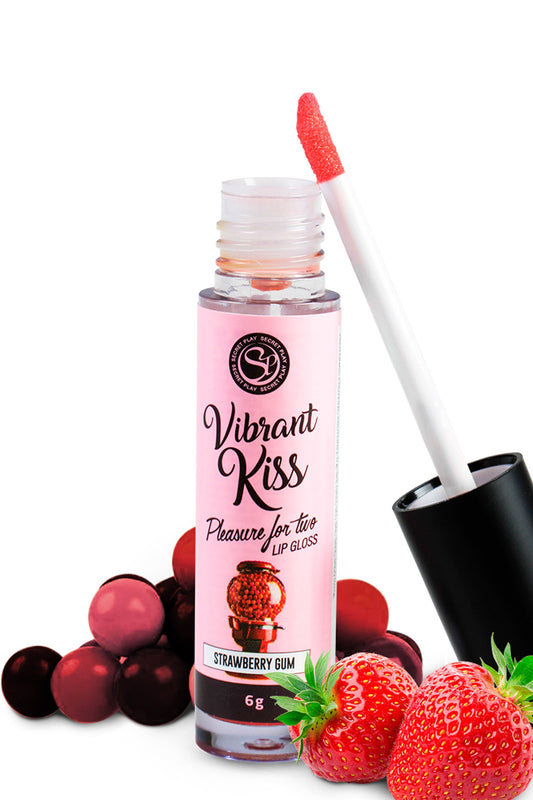 LIP GLOSS VIBRANT KISS STRAWBERRY Plaisirs de Mayotte
