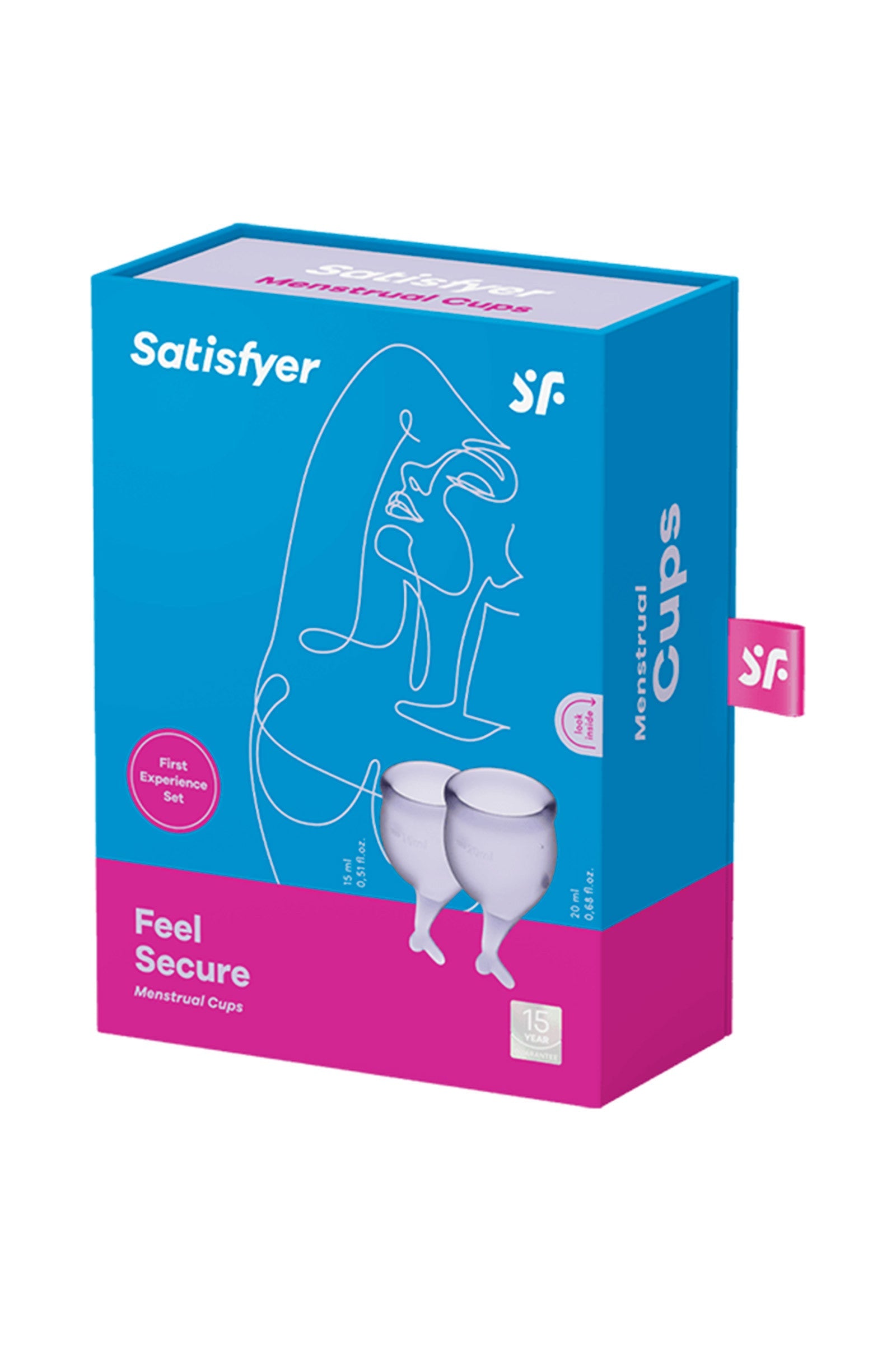 Satisfyer Feel Secure, 2 coupes menstruelles Plaisirs de Mayotte