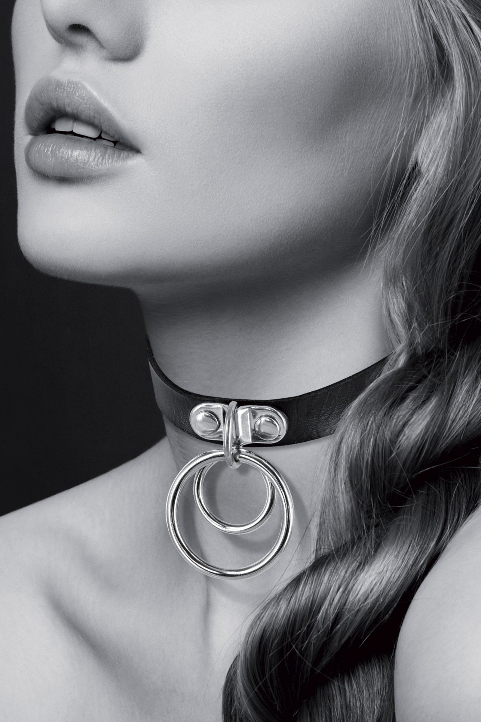 Collier ras de cou avec double anneau Plaisirs de Mayotte