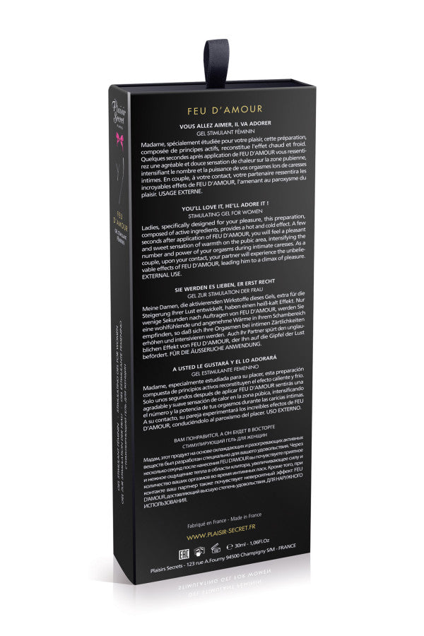GEL STIMULANT FEU D'AMOUR 30ML Plaisirs de Mayotte